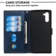 thumbnail image 5 of Funda con Cremallera para Samsung Galaxy Note 10, Carcasa Cartera de Cuero PU con Soporte y Tarjetero, 5 of 5