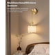thumbnail image 2 of Set de 2 apliques de pared inalámbricos recargables SAIMAND, color dorado, 2 of 8