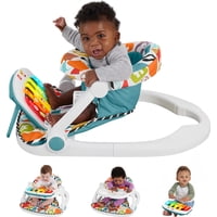 Silla Portátil Fisher-Price Deluxe Kick & Play Con Piano De Juguete