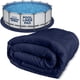 thumbnail image 1 of Almohadilla protectora para liner de piscina cuadrada de 15 pies, geotextil resistente, 1 of 7
