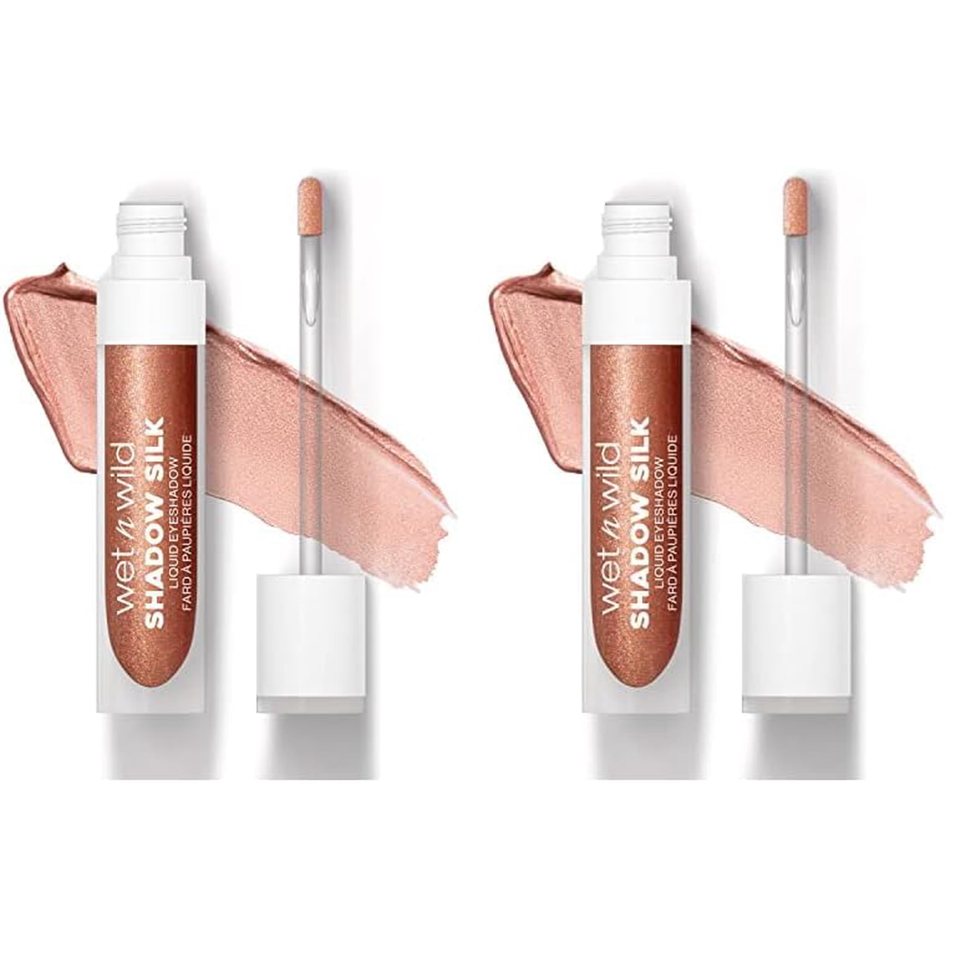 Sombra De Ojos Líquida Wet N Wild Shadow Silk Heart Of Rose Gold