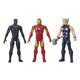 thumbnail image 1 of Pack 3 Figuras De Accion Pantera Negra Iron Man Thor Marvel, 1 of 3