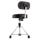 thumbnail image 3 of Drum Throne Gibraltar 9608MB con respaldo y altura ajustables, 3 of 9