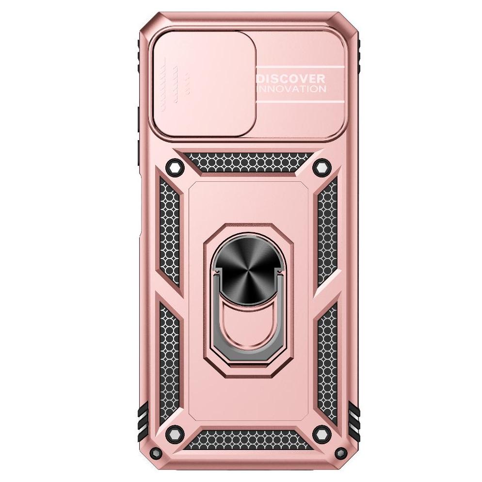 Estuche Gangxun Para Samsung Galaxy A03S, Soporte Giratorio 360°, Estilo Mecánico Y Magnético