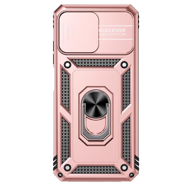 Estuche GANGXUN para Samsung Galaxy A03S, soporte giratorio 360°, estilo mecánico y magnético