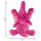 thumbnail image 3 of Juguete de peluche para perros KONG Cozie Elmer The Elephant con chirriador, 3 of 5