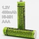 thumbnail image 2 of Paquetes de baterías Cerepros BK-40AAABU 1.2V 400mAh para Panasonic, 2 of 6
