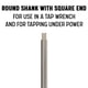 thumbnail image 3 of Polea Tap Drill America Serie DWT HSS 1/4-20 x 8, 3 of 6