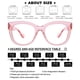 thumbnail image 5 of Lentes de Lectura AEZUNI Oversized Rosa Marco Grande, 5 of 6
