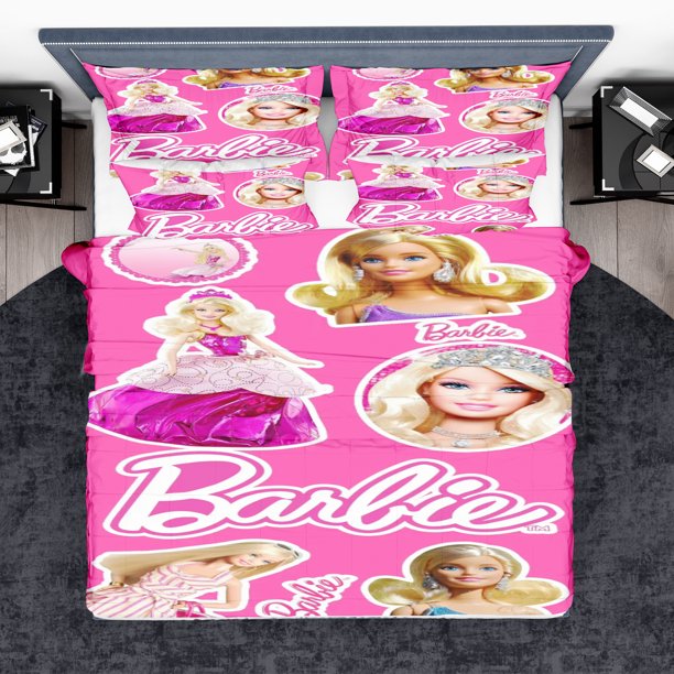 Disney Cartoon Princess Duvet Cover for Children Fluffy Cuddly Printing Children Bedding Set for Teenager Pink A Great Gift