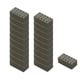 thumbnail image 2 of 20x Mini Ladrillos Ladrillos En Miniatura Para Casa De Mu?ecas Jardín De Hadas DIY Gris, 2 of 5