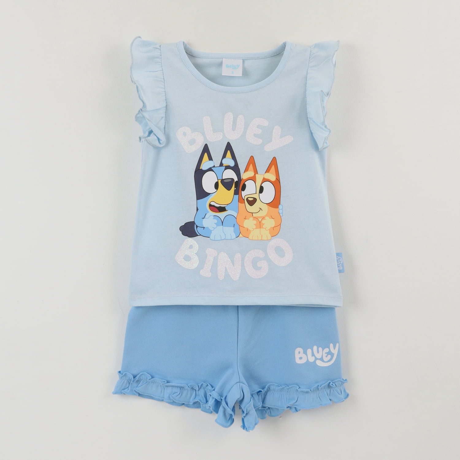 Conjunto Niña Celeste Bluey & Bingo Bluey