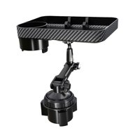 Ioensy - Bandeja Portavasos Giratoria Universal Organizador Interior De Coche Para Juguetes Llaves Suv