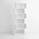 thumbnail image 1 of Estantería Moderna ZigZag de 6 Niveles - Blanco, 1 of 7