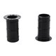 thumbnail image 2 of Adaptador del asiento del asiento de conversión del eje delantero del cubo de la bicicleta de 2 piezas de 15 mm a 12 mm negro, 2 of 3