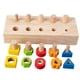 thumbnail image 1 of Tablero De Madera Montessori Con Tuercas Y Pernos, Juguete Para Niños, Regalos Duraderos Para Niñas Y Niños, 1 of 5