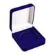thumbnail image 5 of Caja de almacenamiento de desafío para monedas de colección, caja de presentación, caja de joyería, exhibición de monedas con material cubierto de ter Azul, 5 of 5