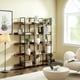 thumbnail image 3 of [VIDEO] 5 Tier Bookcase Home Office Open Bookshelf, Vintage Industrial Style Shelf with Metal Frame, MDF Board (Old Sku WF286176AAT/N725P247766T), 3 of 3