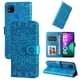 thumbnail image 1 of Funda tipo cartera FOXDOCK para Xiaomi Redmi 10A 4G , diseño girasol en relieve, cuero PU, cierre magnético, soporte y tarjetero, 1 of 5