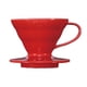 thumbnail image 1 of Gotero para café Hario V60, de cerámica, con forma de cono, tamaño 01, color rojo, 1 of 7