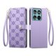 thumbnail image 1 of Funda Billetera con Cierre para [Motorola Moto Edge 60 Fusion] con Tarjetero, Soporte y Correa de ManoMorado, 1 of 5