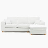Barra Design - Seccional Monaco Derecho Lino Blanco