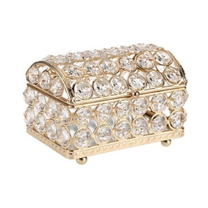 Oem - Caja Joyero De Cristal Cofre De Joyeria Cristal Alhajero