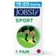 thumbnail image 1 of Medias de Compresión JOBST Sport Hasta la Rodilla 15-20 mmHg Rosa/Gris, 1 of 6