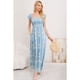 thumbnail image 2 of Maxi Vestido Verano Largo Mujer Estampado Geometrico Casual 3362, 2 of 3