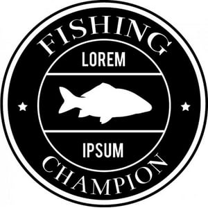 Rienda Libre Graphics - Decomural Lorem Ipsum Fishing Champion Ws-35732