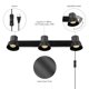 thumbnail image 4 of Lámpara de techo GLOBE Electric 64000115 22 de 3 luces, 4 of 9