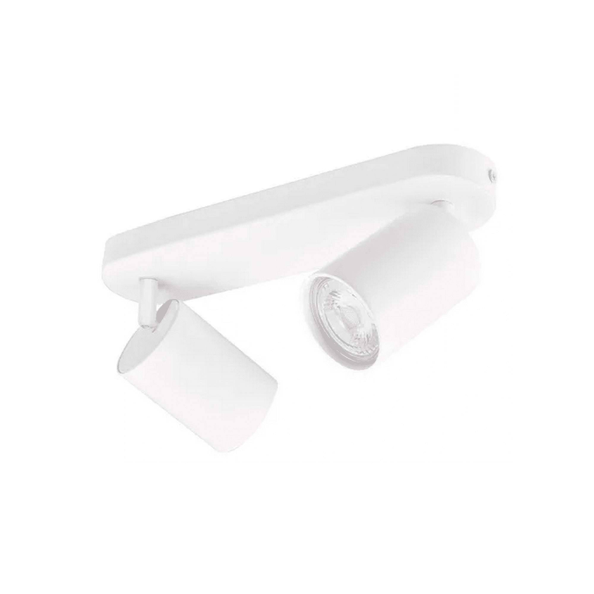 Genérico - Apliqué Lámpara Doble Dirigible Ampolla Dicroica Blanca