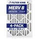 thumbnail image 1 of Filtro de aire Filter King 22,5 x 18,5 x 1 (MERV 8) (paquete de 4), 1 of 6