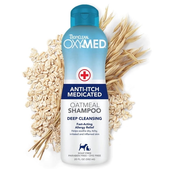 TropiClean Oxymed Shampoo Anti Picazon medicado 592ml