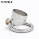 thumbnail image 1 of FRRK Small Penis Rings Stainless Steel Male Chastity Cage Sexual Wellness Bondage Cock Belt Lock Devices BDSM Sex Toys for Men, 1 of 3