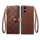 thumbnail image 1 of Funda Billetera con Cierre para [samsung galaxy A06 4G] con Tarjetero, Soporte y Correa de ManoMarrón, 1 of 5