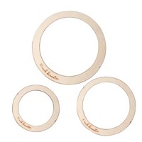 Magideal - Moldes Para Cortar Macramé, Herramienta Para Colgar En La Pared, Boda, Ganchillo, Puerta De Pared, Bricolaje, Patrón De Macramé, Plantilla De Corte De , Redondo