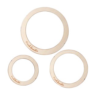 Magideal - Moldes Para Cortar Macramé, Herramienta Para Colgar En La Pared, Boda, Ganchillo, Puerta De Pared, Bricolaje, Patrón De Macramé, Plantilla De Corte De , Redondo