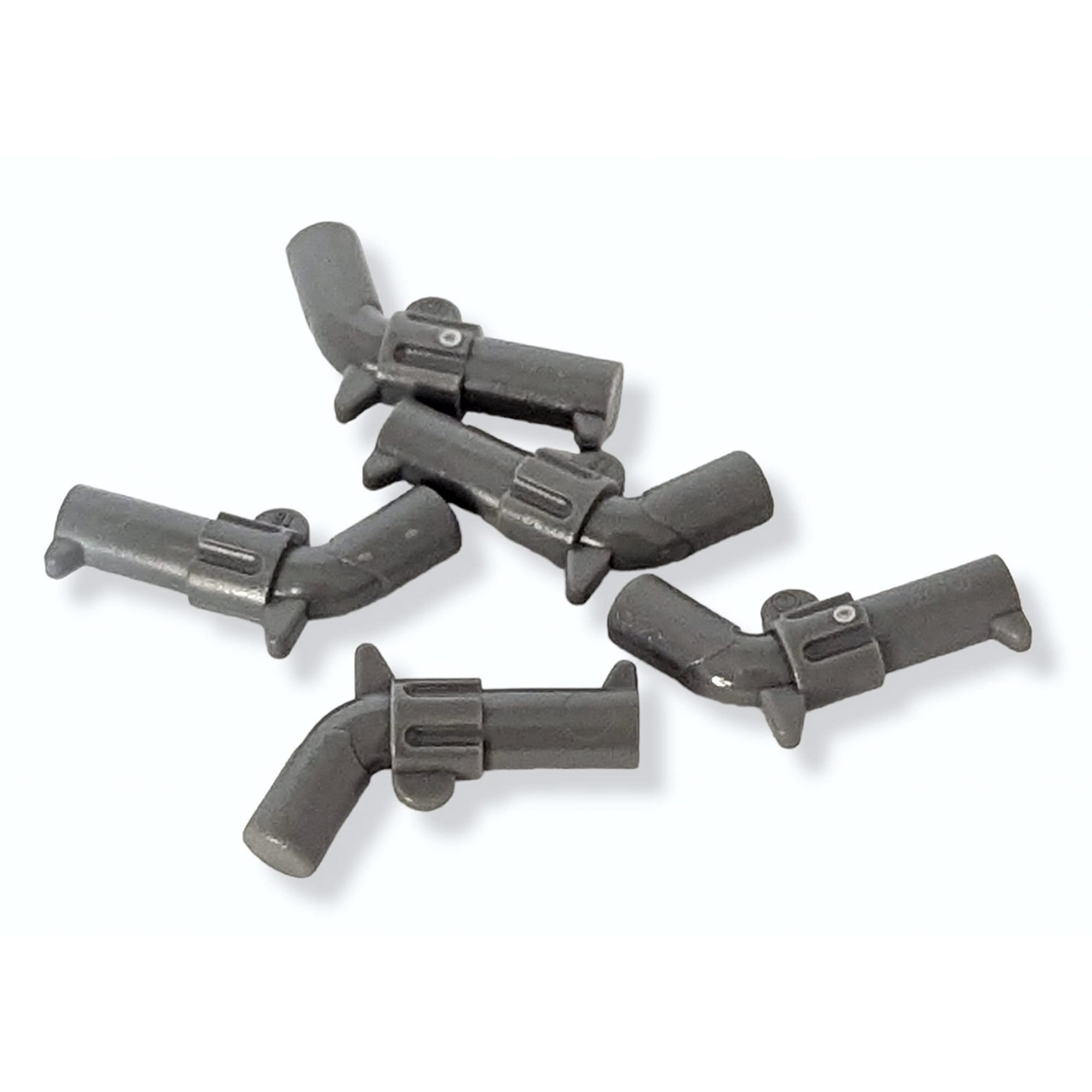 Juego De 5 Pistolas Grises Lego - Indiana Jones/police