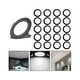 thumbnail image 1 of 20 Foco Plafon Embutido Redondo 18w Luz Fria Borde Negro, 1 of 3