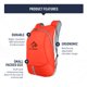 thumbnail image 4 of Paquete de día Sea to Summit Ultra-Sil Ultralight 20 L Atoll Blue, 4 of 7