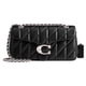 thumbnail image 1 of Bandolera Coach Quilted Tabby 26 con cadena de cuero, 1 of 5