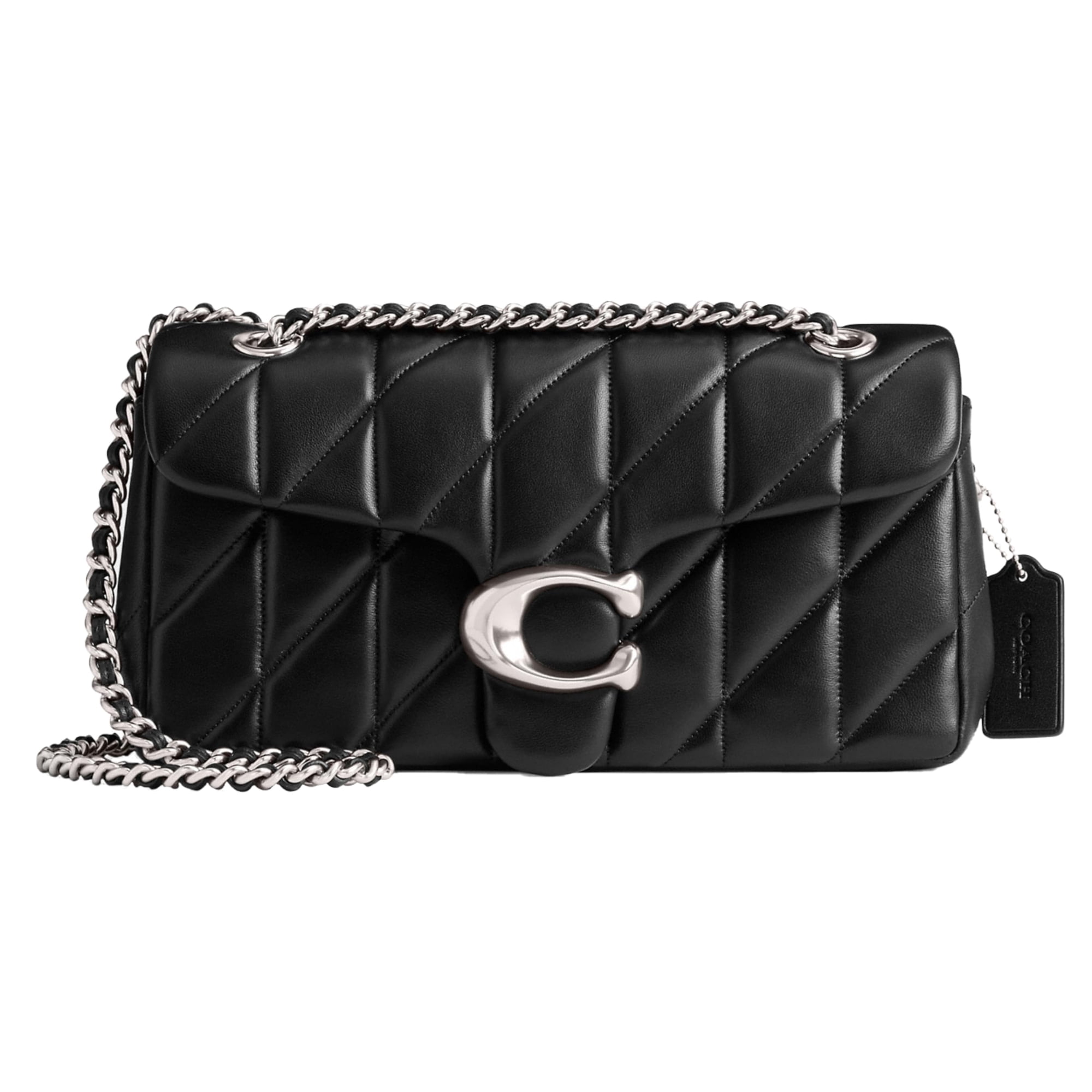 Bandolera Coach Quilted Tabby 26 Con Cadena De Cuero