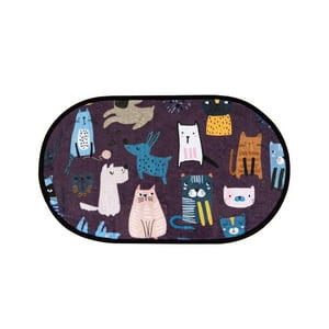 Dib - Alfombra Limpia Pies Pets Design 035X060 Azul