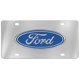 thumbnail image 1 of Placa de Matrícula Ford de Acero Inoxidable con Emblema Cromado, 1 of 2
