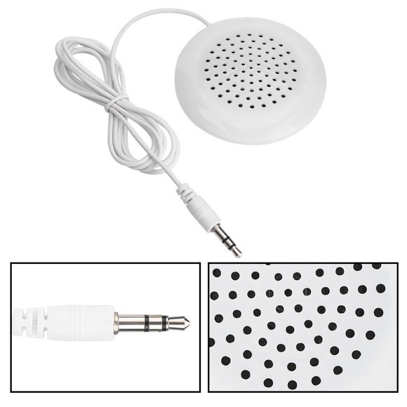 Parlante Mini Estéreo Blanco Arikit 3.5 mm