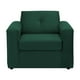 thumbnail image 1 of Sofa Vivo 1C Felpa 30 Verde Botella, 1 of 5