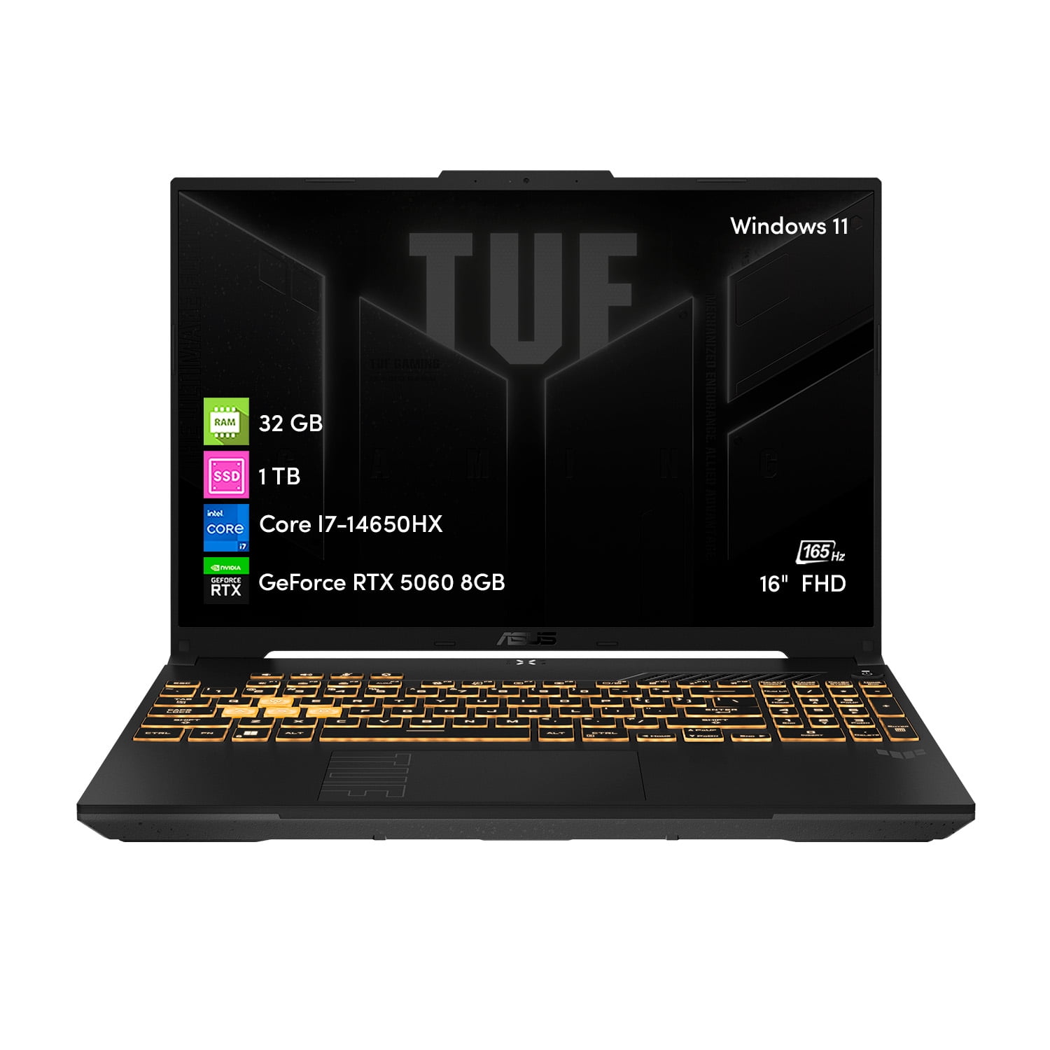 Notebook Gamer Asus Tuf Intel I7 14va 32gb 1tbssd Rtx5060 16' Fhd Win11