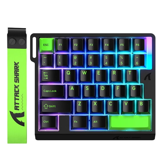 Teclado Gamer ATTACK SHARK M36 White one-handed sw magnético