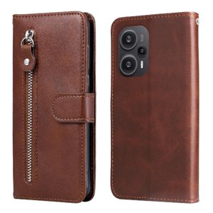 Gangxun - Funda Con Cremallera Para Xiaomi Poco F5, Carcasa Cartera De Cuero Pu Con Soporte Y Tarjetero